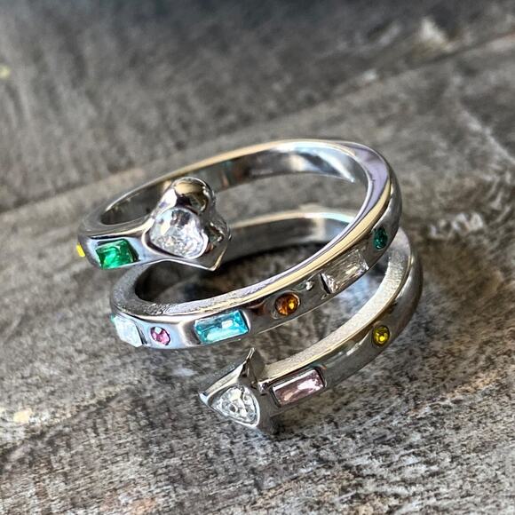 NEW Multi Gemstone Stack Ring - Picture 5 of 12